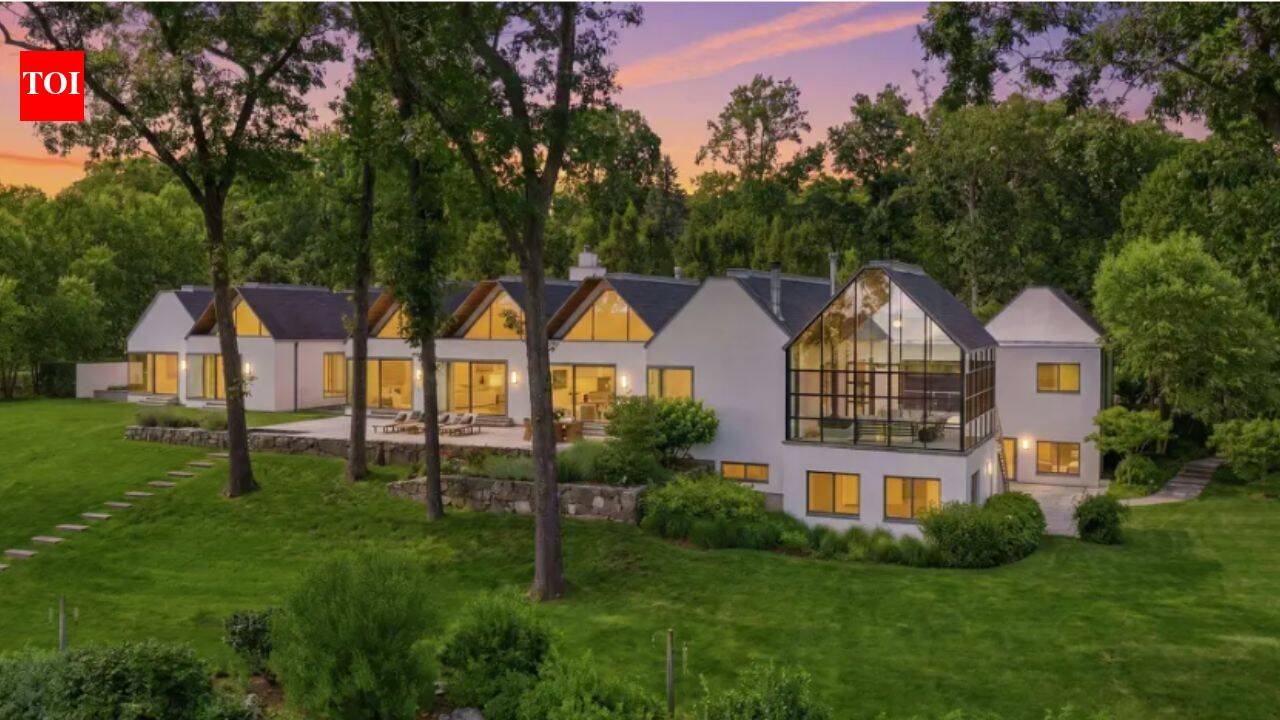 Inside Rob Zombie’s former $6.5 million Origami House with glass walls, waterfalls and a koi sanctuary
