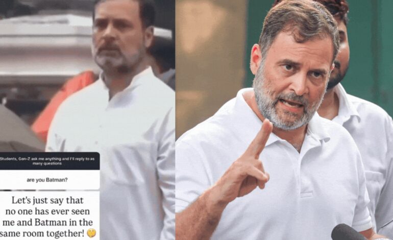 ‘No one has seen us together’: Rahul Gandhi’s Batman moment in Gen Z session | India News