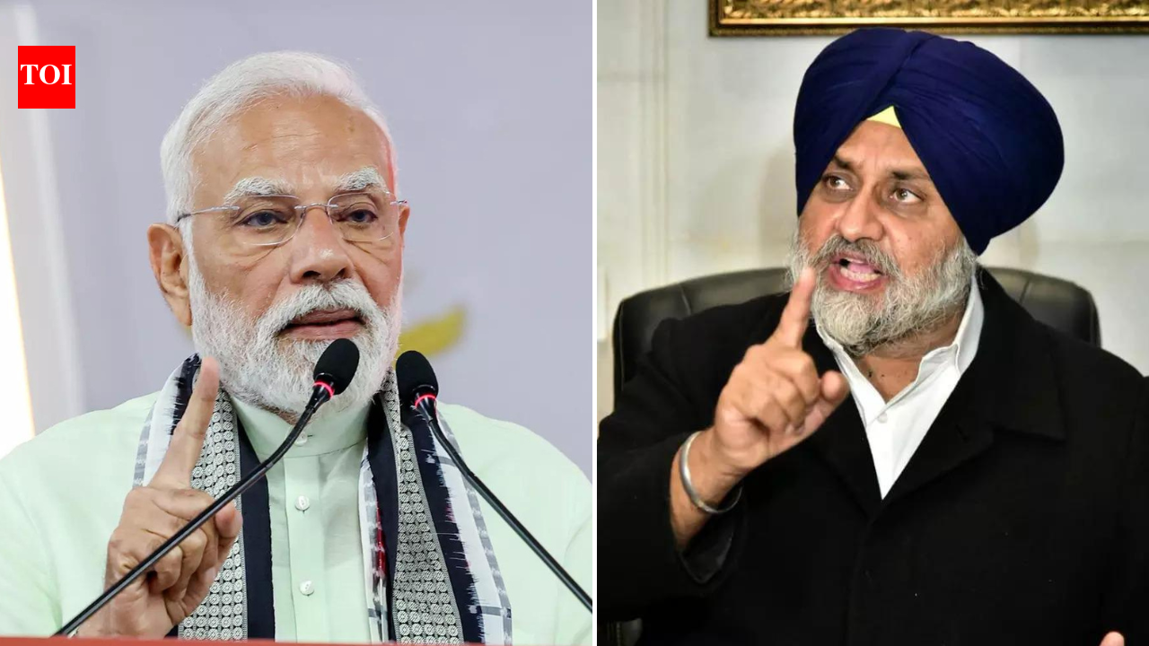 Sukhbir Singh Badal meets PM Modi, fuels BJP-SAD alliance buzz ahead of Punjab polls next year | India News