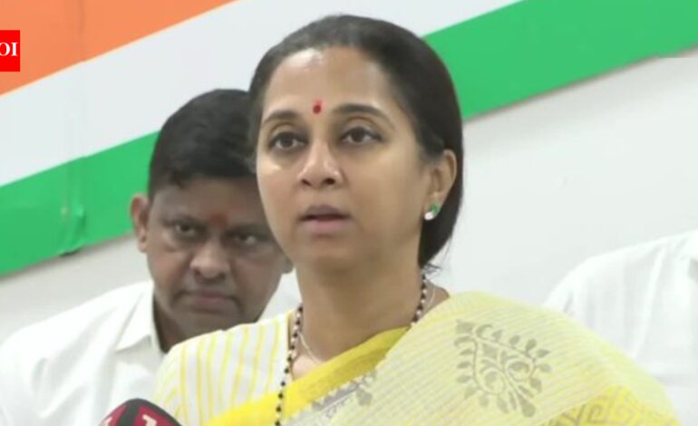 Supriya Sule: Supriya Sule opposes FCRA Bill, urges Centre to withdraw it or send it to JPC | India News