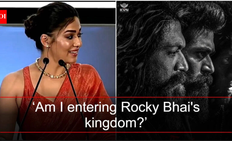 ‘Am I entering Rocky Bhai’s kingdom?’: ‘Toxic’ actor Nayanthara recalls first meeting Yash | Kannada Movie News