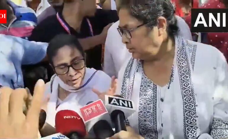 ‘Stones, shoes thrown at my car’: Mamata faces protest during visit to kin of dead TMC worker | India News