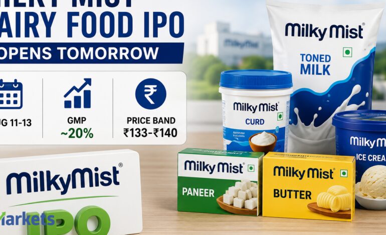 Milky Mist Dairy Food IPO opens tomorrow, GMP signals 20% listing gain. Check price band, lot size and key dates