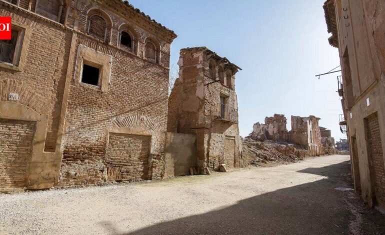 spain’s belchite was destroyed in the 1937 civil war, but archaeologists are still finding bullets, trenches and personal belongings beneath its ruins | World News