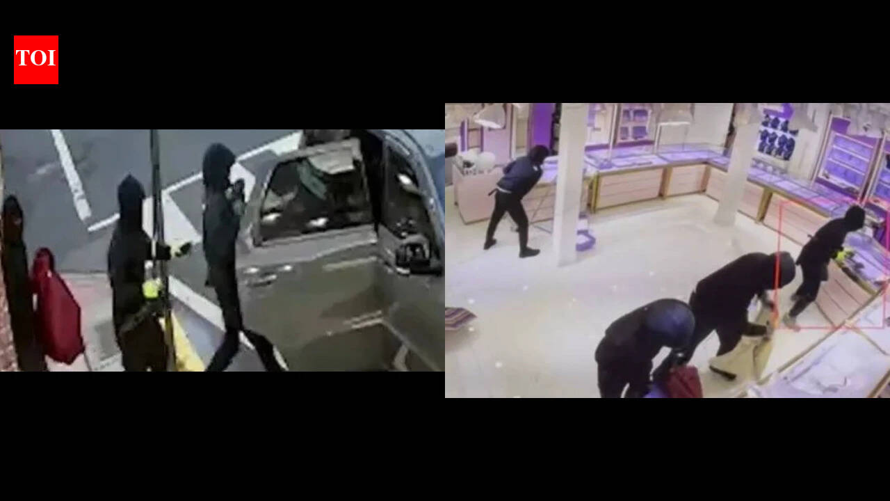 Smash-and-grab jewelry heist at Indian store in New Jersey: Valuables worth $1 million stolen in 1 minute