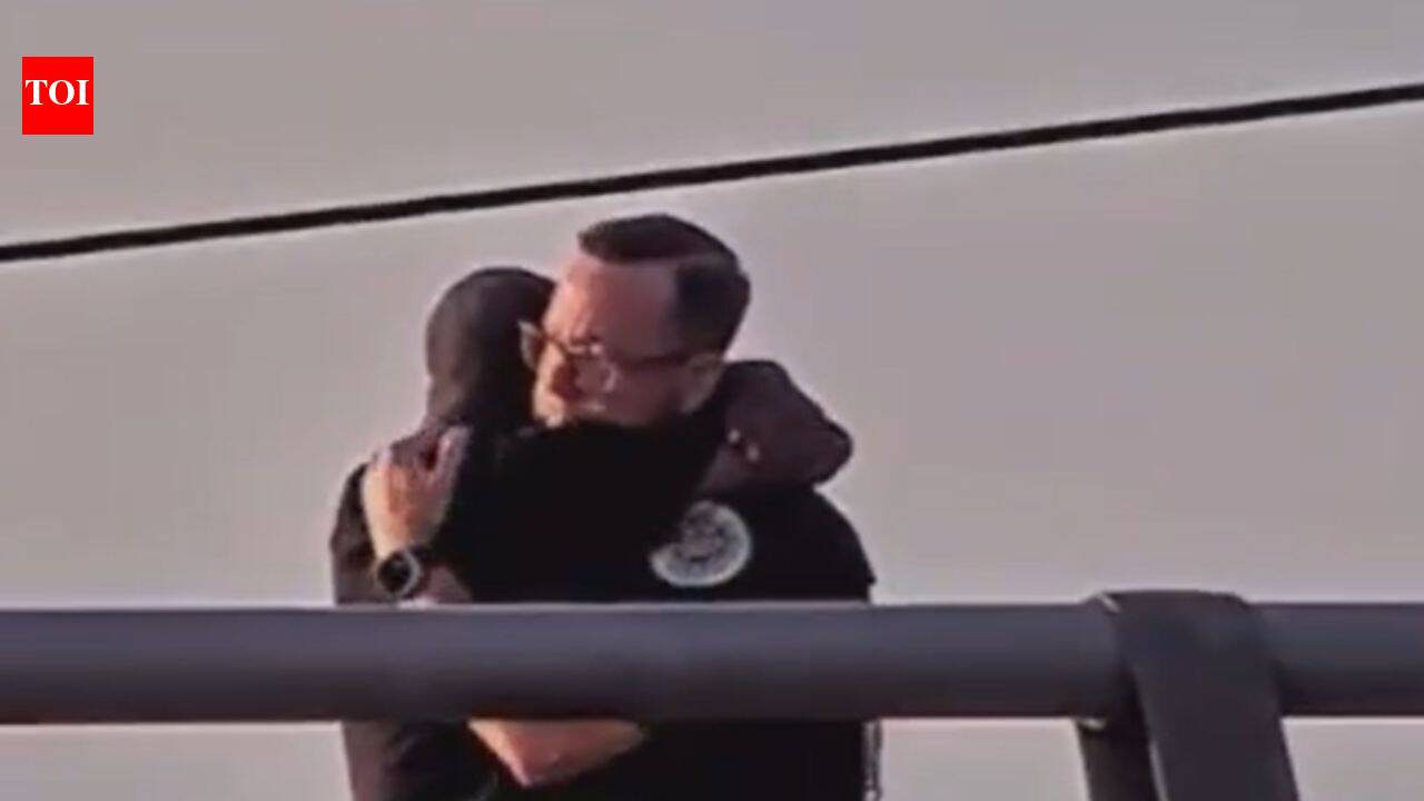 ‘You are loved’: US cop hugs man battling mental health crisis, talks him out of jumping off bridge