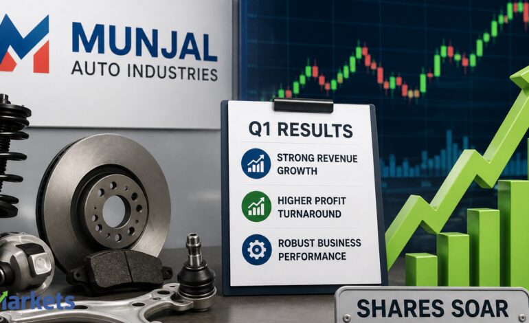Munjal Auto Industries shares soar 15%, hit 52-week high after Q1 results. What moved the stock?