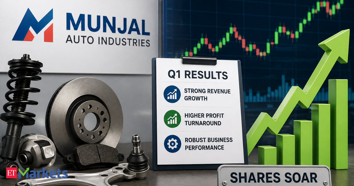 Munjal Auto Industries shares soar 15%, hit 52-week high after Q1 results. What moved the stock?