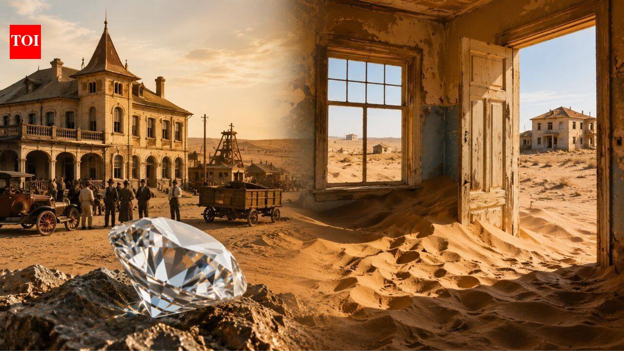 In 1908, diamonds brought sudden wealth to Namibia’s desert. By 1956, Kolmanskop had become a ghost town