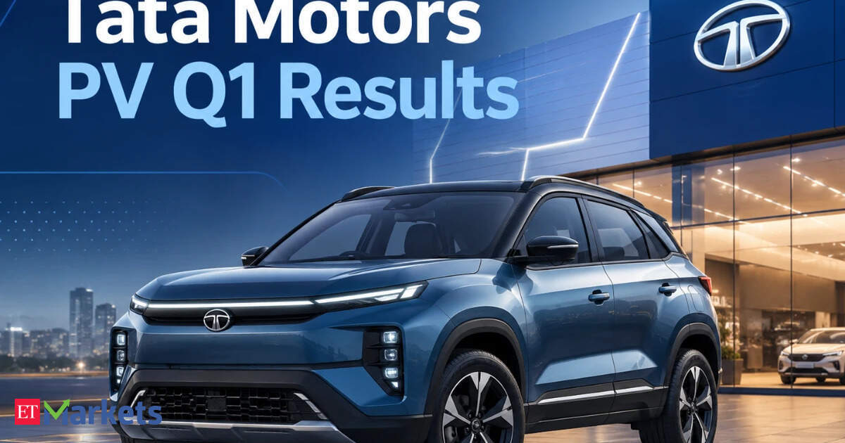 Tata Motors PV Q1 Results: Net profit plunges 80% YoY to Rs 775 crore, revenue rises 9%