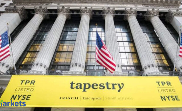 US stocks: Tapestry forecasts weak annual sales as Kate Spade struggles, shares tumble 15%