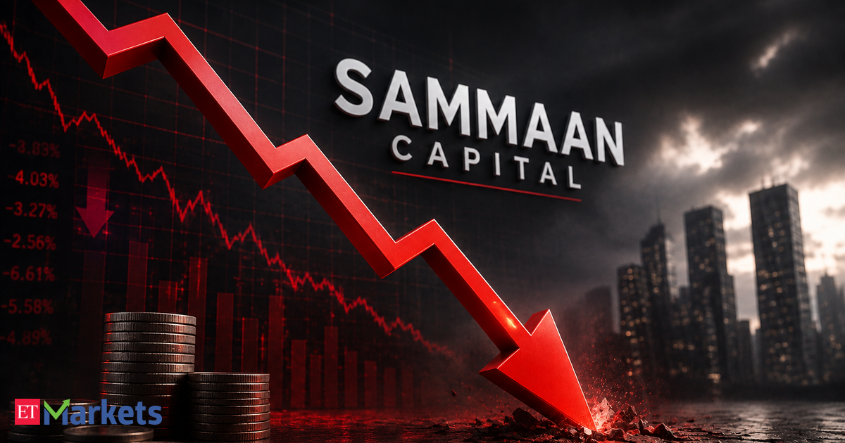 Sammaan Capital shares fall 4% after Q1 profit declines 27% to Rs 243 crore, revenue drops 31%