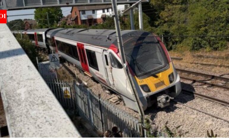 Second train derails in Southeast England within 24 hours; no injuries reported