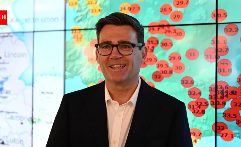 UK PM Andy Burnham announces £65m support package for farmers hit by drought