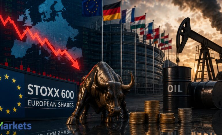 European shares snap 4-week rally as higher oil prices temper strong earnings