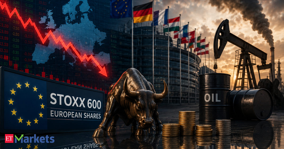 European shares snap 4-week rally as higher oil prices temper strong earnings