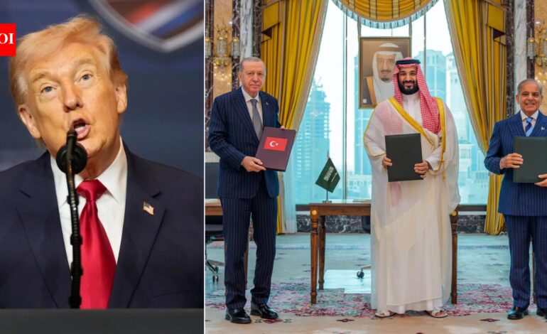Trump calls Saudi-Turkey-Pakistan pact ‘big, bold and important step’