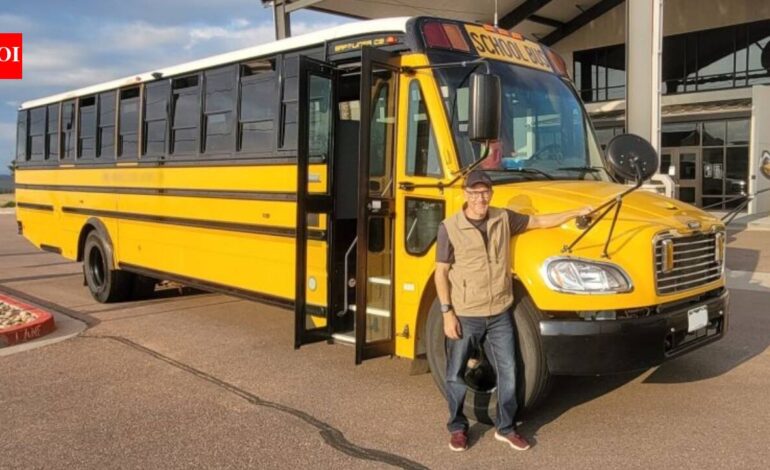 After 25 years at Adobe, tech engineer was laid off and spent a year searching for work; he now drives a school bus and says he has found happiness