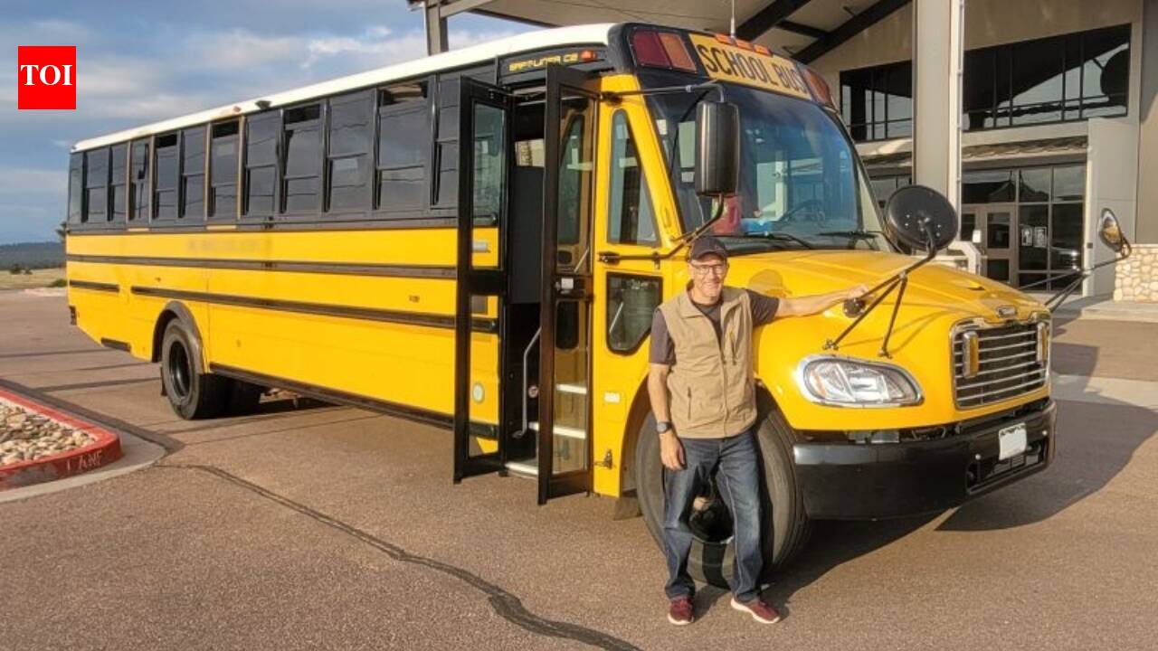 After 25 years at Adobe, tech engineer was laid off and spent a year searching for work; he now drives a school bus and says he has found happiness