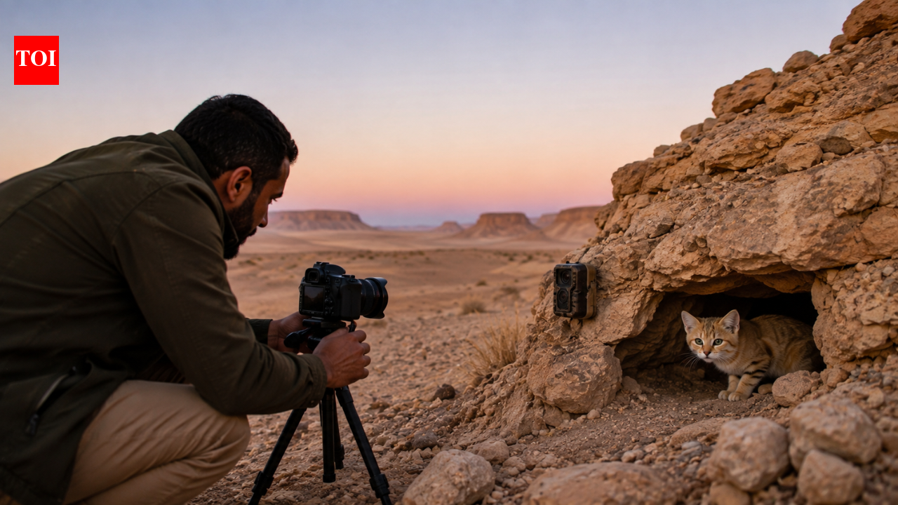 Meet Mohammed Almuntasir: The Libyan wildlife photographer whose 18-second YouTube video proved a “ghost cat” still lives in Libya | World News