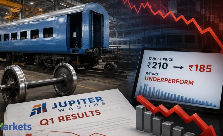 Jefferies cuts target price for Jupiter Wagons, maintains Underperform after Q1 earnings. Here’s why