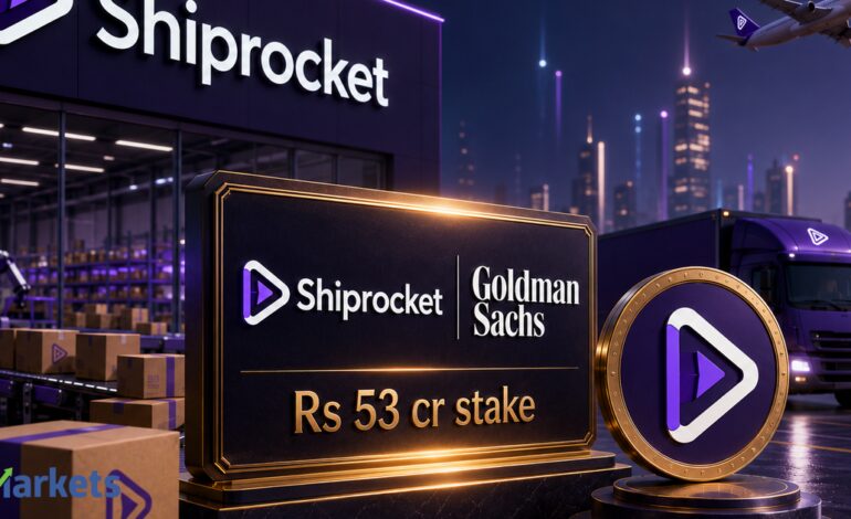 Shiprocket shares jump 6% as Goldman Sachs acquires Rs 53 crore stake. Time to buy or book profits?
