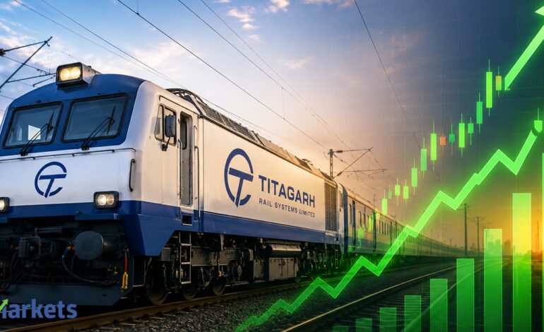 Titagarh Rail Systems shares gain 3% after Indian Railways’ approval for traction motor supply