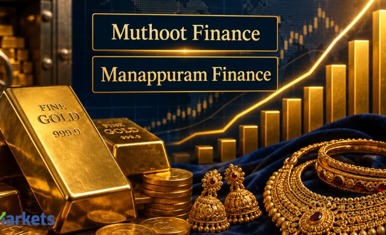 Muthoot Finance, Manappuram Finance shares rally up to 11% in 4 days as gold crosses Rs 1.63 lakh