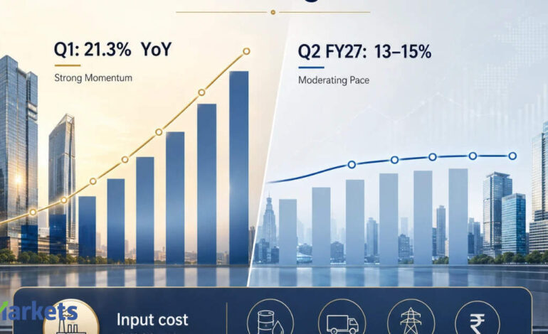 India Inc’s revenue growth to moderate to 13-15% in Q2 FY27; margins under pressure: ICRA
