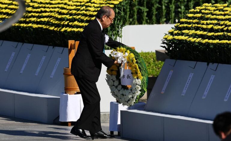 Hiroshima marks 81st atomic bomb anniversary as Mayor deplores pursuit of nuclear weapons