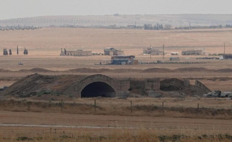 Israeli strikes hit an air base hours after a Turkish delegation visit, Syrian officials say