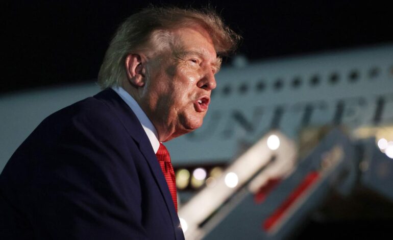 Trump says Iran options are let Tehran fail economically or ‘hit them really hard’