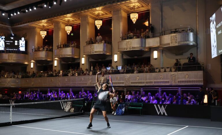 I Had A Private Tennis Lesson From Grand Slam Champion Stan Wawrinka Inside The Waldorf Astoria Ballroom