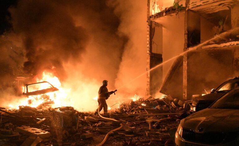 At least three killed in Russian strikes in Kyiv region, official says