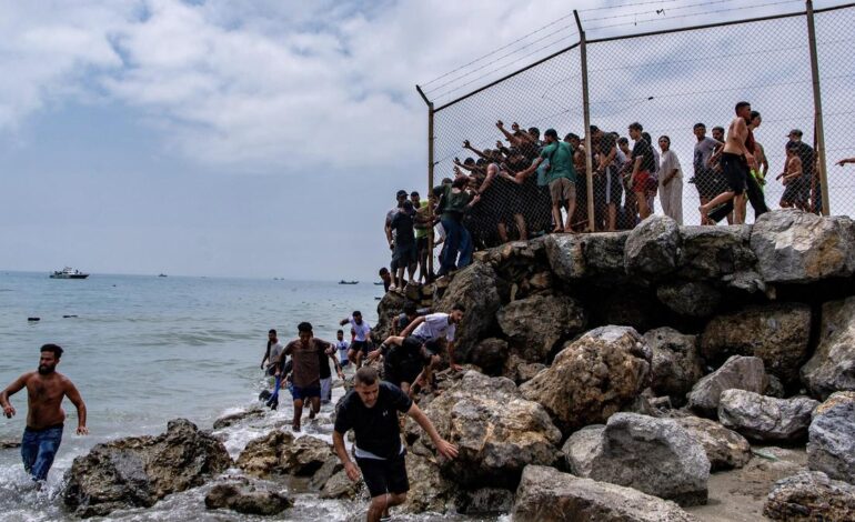 News In Frames: The long swim to Ceuta