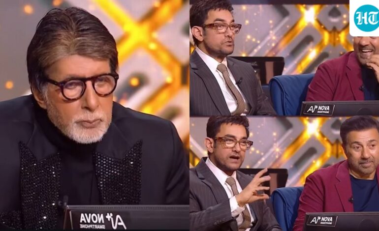 Aamir Khan, Sunny Deol question Amitabh Bachchan over KBC 18’s ‘Sochna Padega’ theme; Big B has a witty reply. Watch