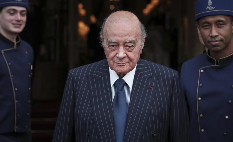 London police apologise over Al-Fayed probe data breach