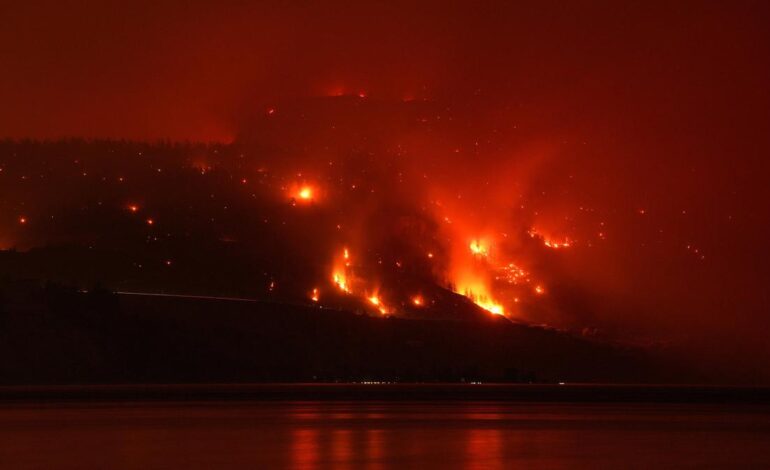 Wildfire forces 20,000 evacuations in western Canada