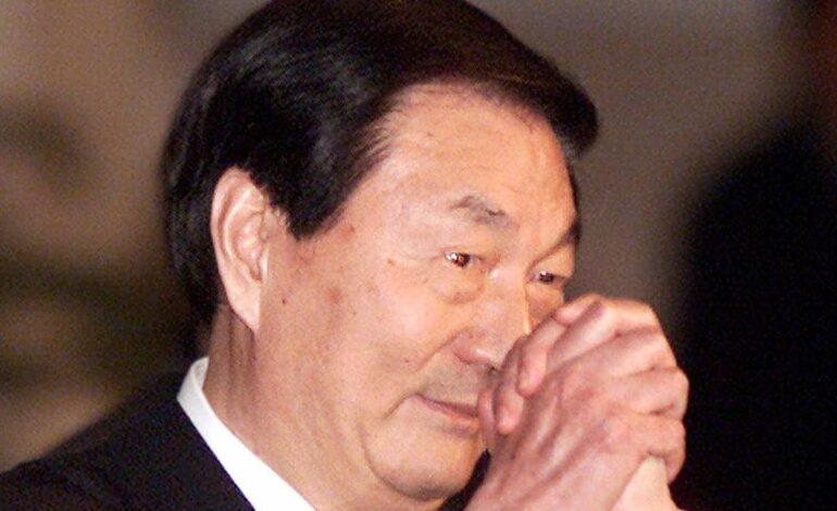 Former Chinese Premier Zhu Rongji dies of illness at 98