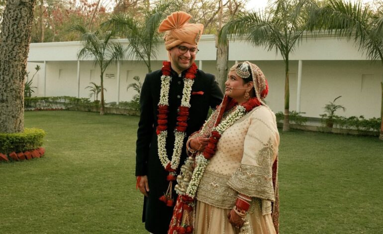 This bride restored her late mother-in-law’s 36-year-old bridal dupatta for her wedding