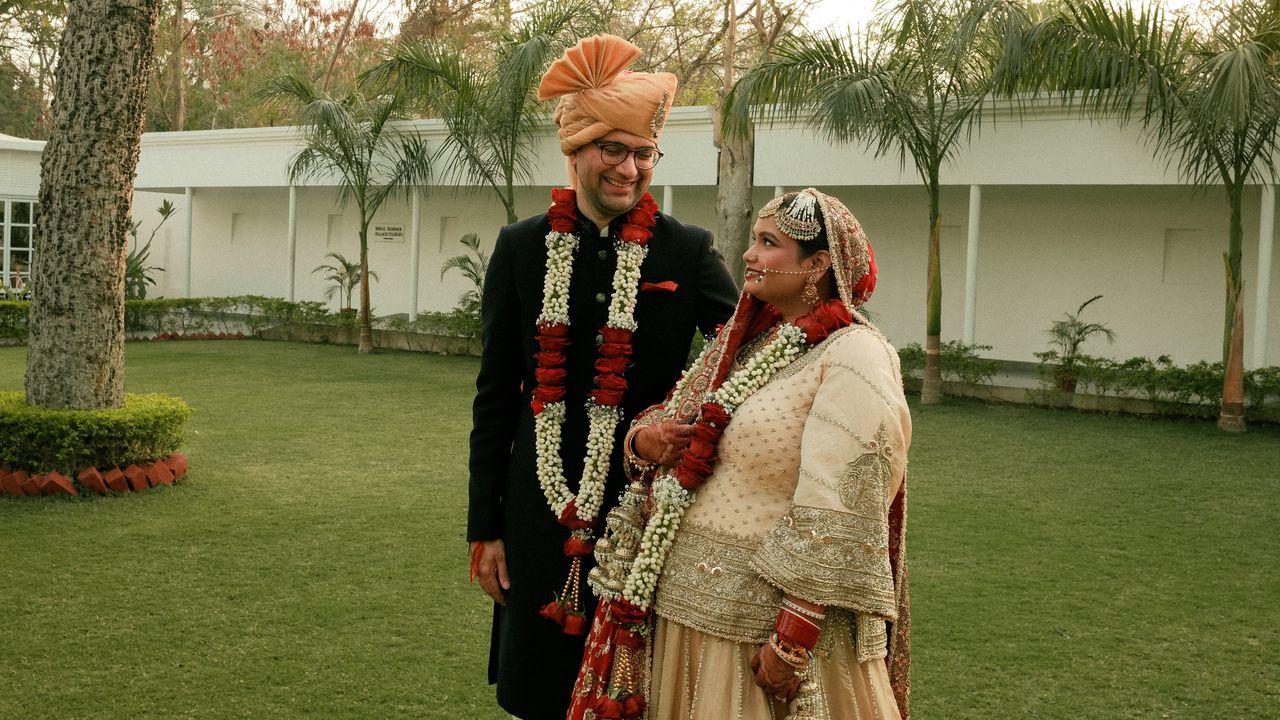 This bride restored her late mother-in-law’s 36-year-old bridal dupatta for her wedding