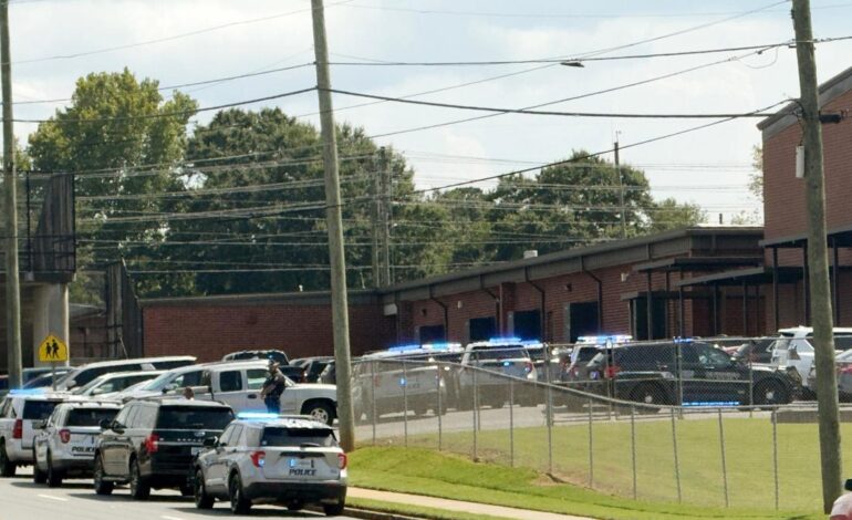 Student wounded, young suspect in custody after shooting at Georgia high school