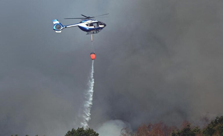 Germany evacuates about 2,000 people as wildfire reaches western village