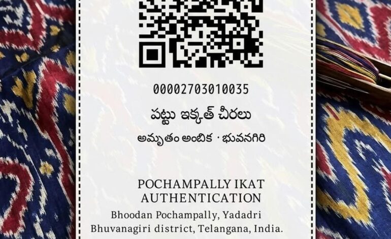Who wove your handloom sari? In Telangana’s Yadadri Bhuvanagiri, the answer is a QR scan away