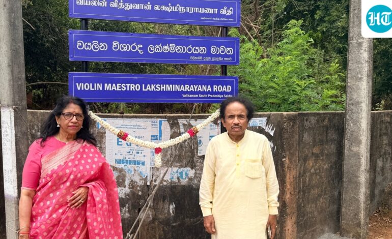 Violinist and composer L Subramaniam: A road in father’s name in Sri Lanka is a tribute to his musical legacy