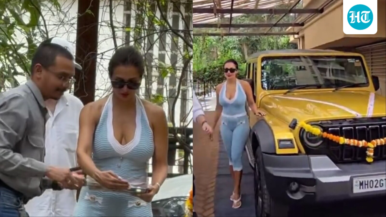 Malaika Arora buys ₹28 lakh Mahindra Thar Roxx, watch video