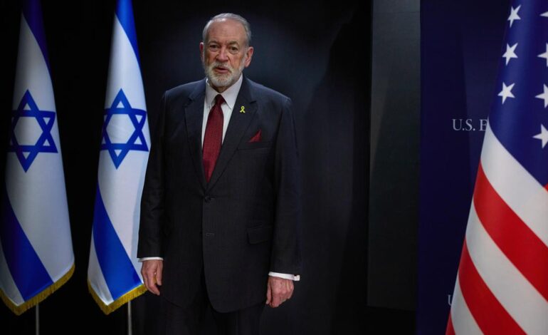 U.S. ambassador to Israel denounces settler siege on Palestinians as ‘terror’