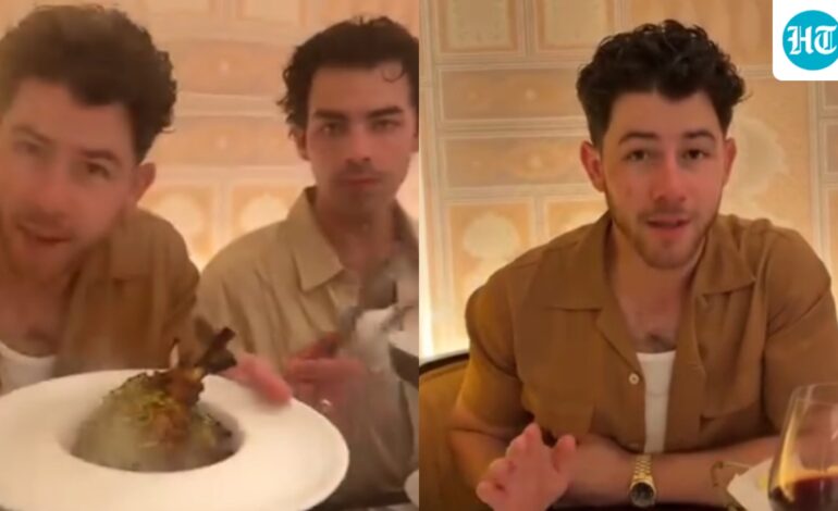 Nick Jonas enjoys onion bhajia, murgh makhani with brother Joe Jonas; fans call him ‘more Indian than Priyanka Chopra’