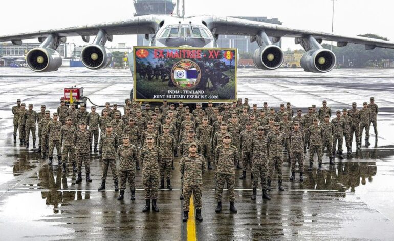 Indian Army contingent departs for joint exercise in Thailand