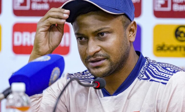 Former Bangladesh cricket captain Shakib’s home attacked after Hasina media event